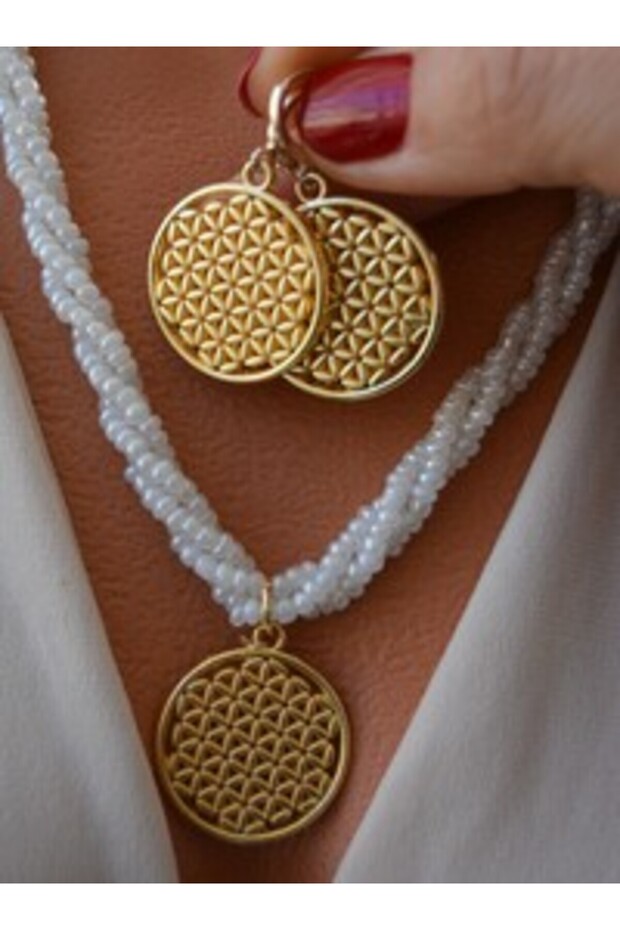 Jewelry set - gold color -