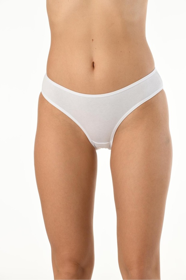 3-Pack Assorted Multi-Color Lycra Underwear Bikini - Flexible and Stylish Plain Design