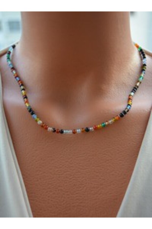 Jade Necklace - Multi-Colored