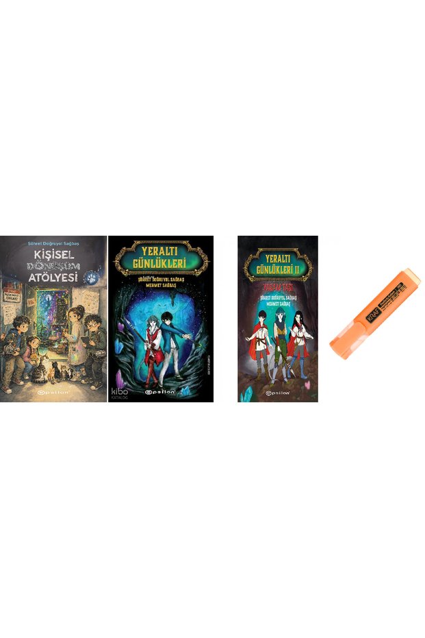 Kişisel Dönüşüm Atölyesi + Yeraltı Günlükleri + Yeraltı Günlükleri 2: Yaşam Taşı 3 Book Set Kalem Hd