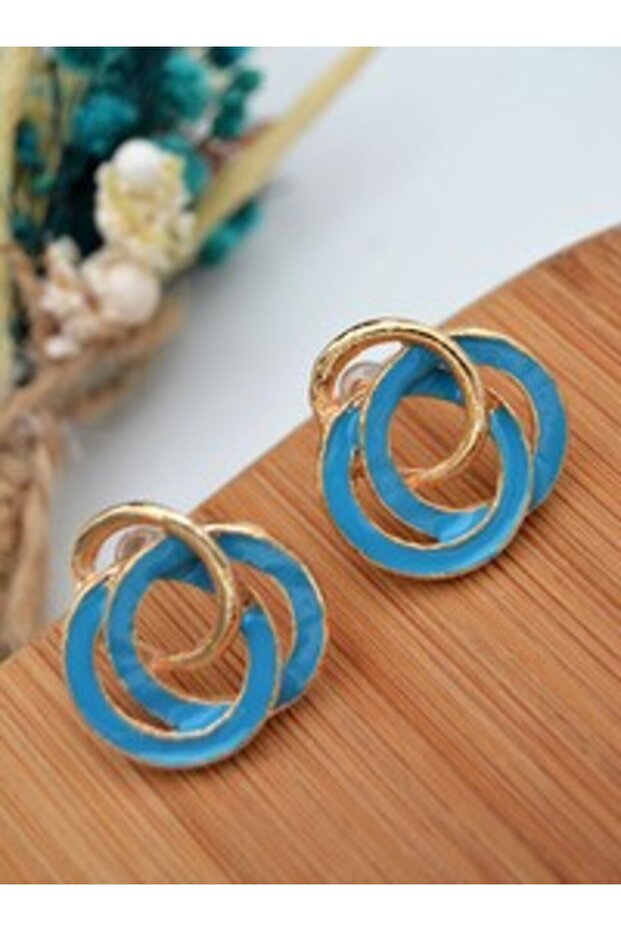 Spinning Earrings - Turquoise -