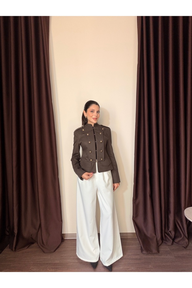 Women's Buttoned Premium Jacket