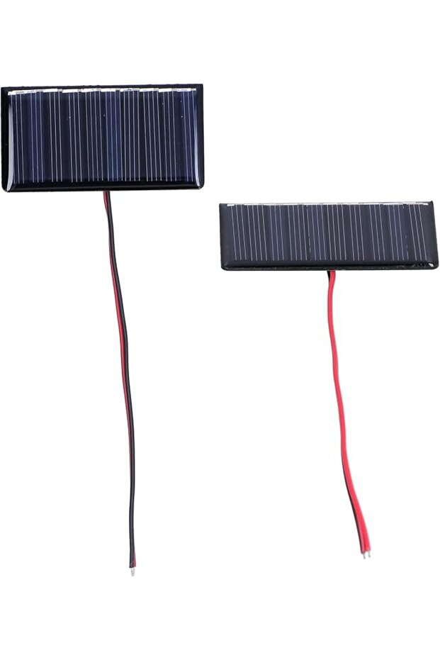 2PCS Solar Panel Module, 0.3W 5V Polysilicon Micro Solar Cells