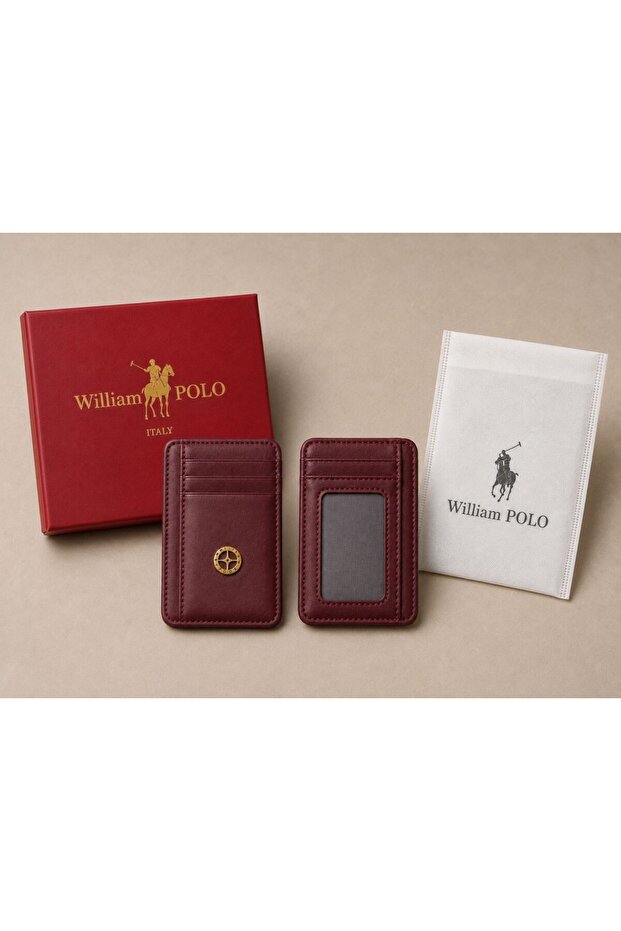 Minimal Genuine Leather Unisex Card Holder