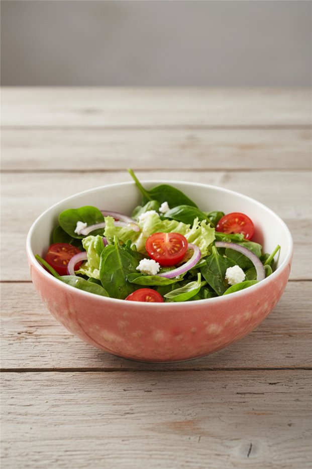 Coupe shape rosa bowl 18 cm - stylish and modern porcelain bowl