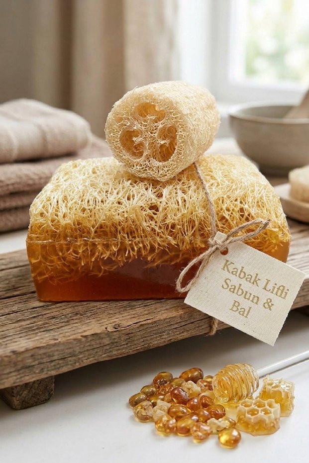 Natural Pumpkin Fiber Honey Soap - Pore Tightening & Anti-Ingrown Hair Herbal Soap