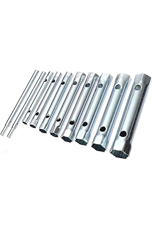 10Pcs Plumber Back Nut Spark Plug Spanner Duel-Ended Wrench Socket Set 6-22mm