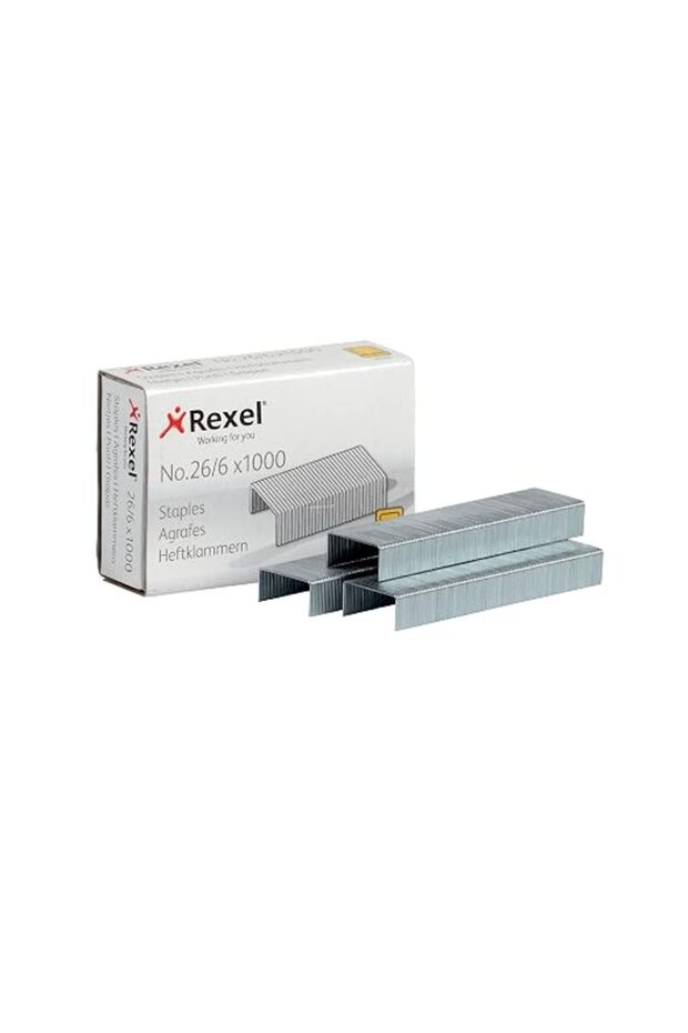 رقم. 26/6 ستاپلز 1Pk 20X (1000) رقم 56، فضي، 06131