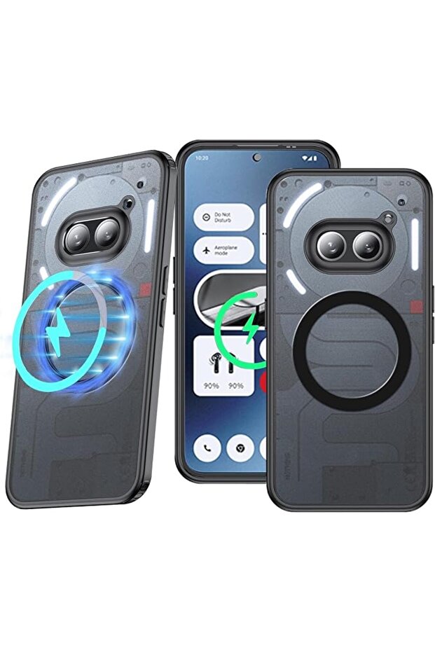حافظة مغناطيسية لهاتف Nothing Phone 2A/Phone 2A Plus، حافظة واقية نحيفة مقاومة للصدمات مع ميزة Ma