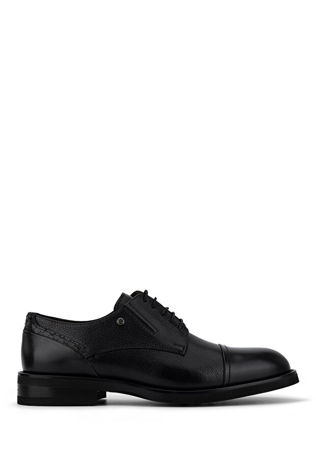 Men's Genuine Leather Black Classic Shoes