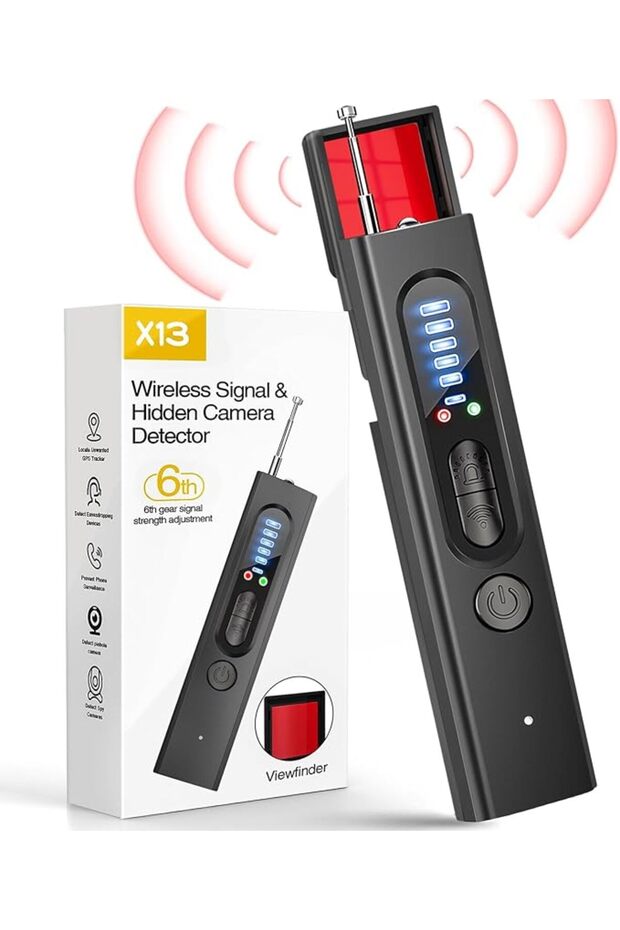 Hidden Camera Detector, Anti Bug Scanner and Protector, RF Signal and GPS Detector, GPS Tracker and