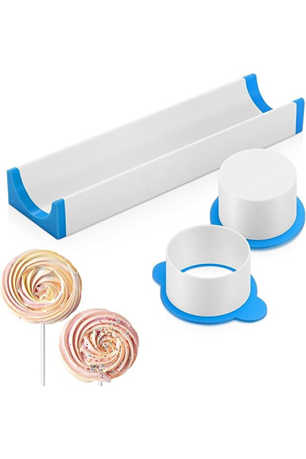 1.75" Round Cake Pop Mold Kit with Cutter, Pusher & Tray - طقم قوالب كيك بوب دائرية | Complete Bakin