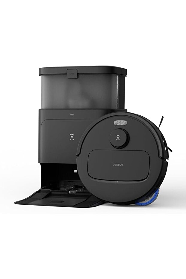 مكنسة روبوت DEEBOT N30 PRO OMNI مع محطة تنظيف، قوة شفط 10,000 باسكال، ممسحة مياه ساخنة