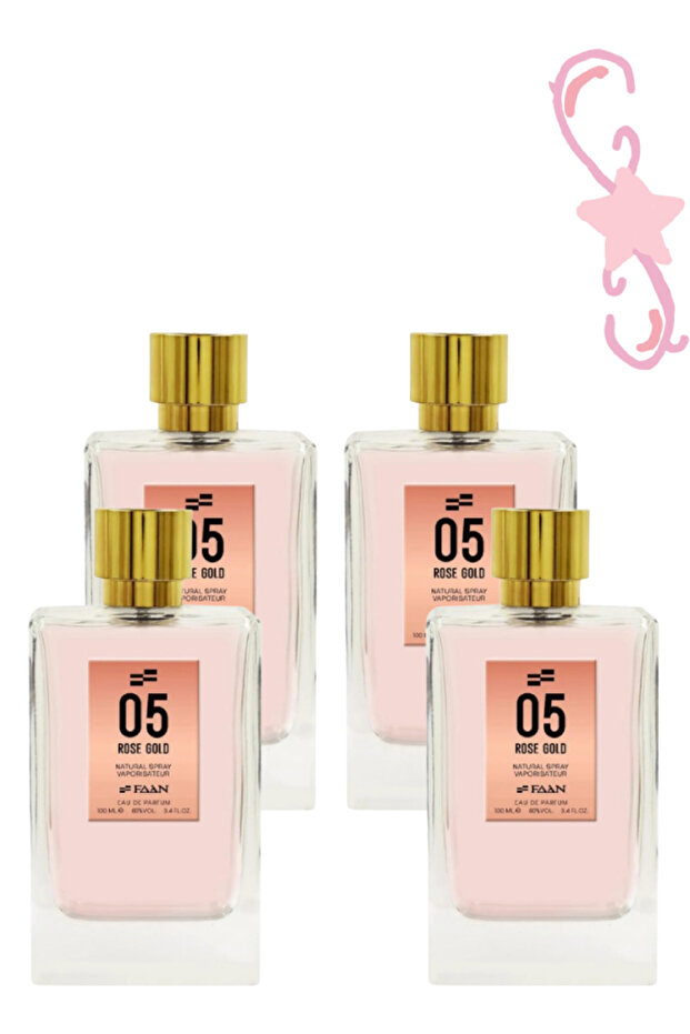 4 قطع عطر 05 روز جولد 100 مل