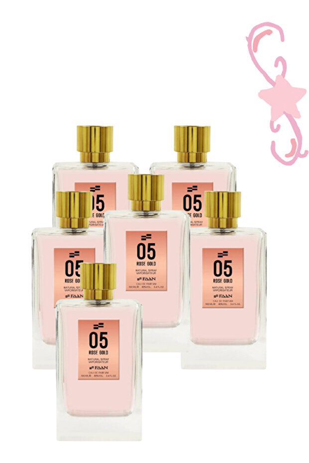 6 قطع عطر 05 روز جولد 100 مل
