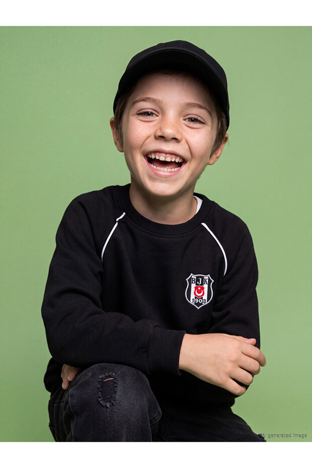 Timeless Clothing & Timeless Choices Zero Roba Collar Licensed Embroidered Boys' Sweatshirt
