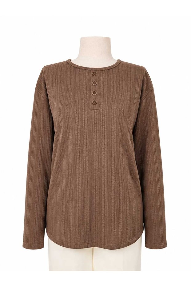 Women's Lycra Winter Knitwear for Middle Ages and Above Mink Mother Combed Cotton Blouse New Season Twisted Pattern