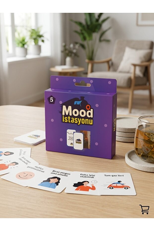 Mood Station 5 Fun Cards with Illustrations