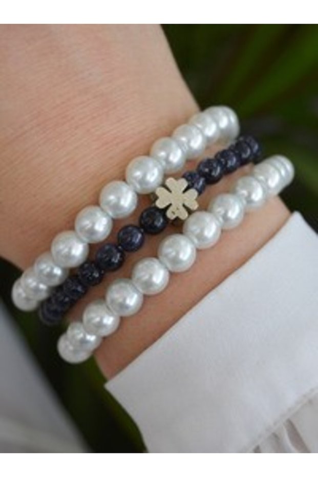 Dark Blue Starstone Veince Bracelet Set - Multi-Colored
