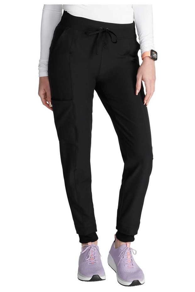 Cka167 Women's Scrubs Single Bottom - Imported, High Waist, Elastic Waistband, 4 Pockets Doctor Nurse Single Bottom