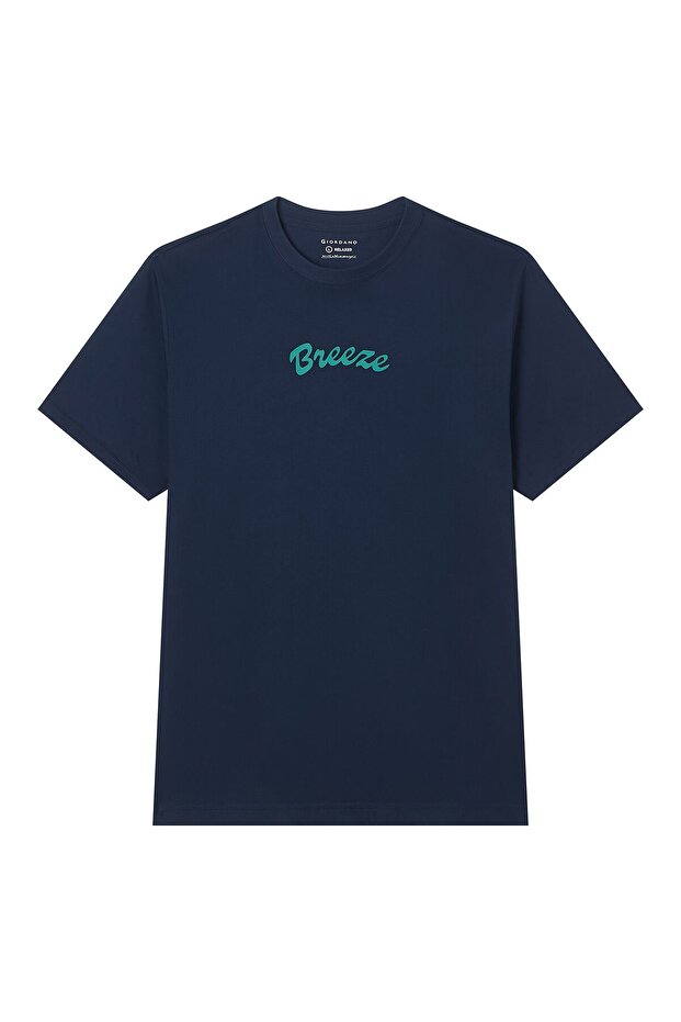 Men's Endless Lazy Days Navy Breeze Graphic Tee