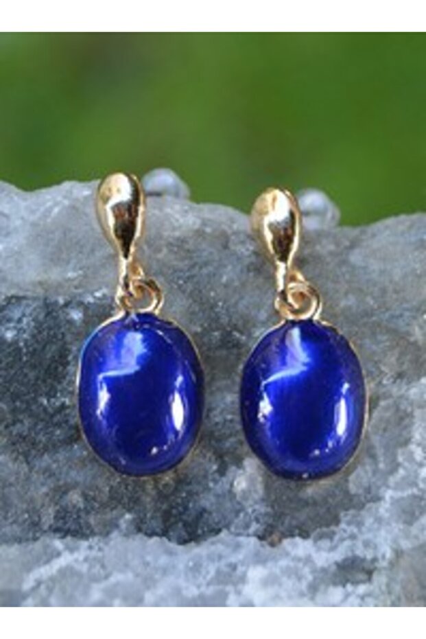 Mineli Civit Blue Earrings - Blue -