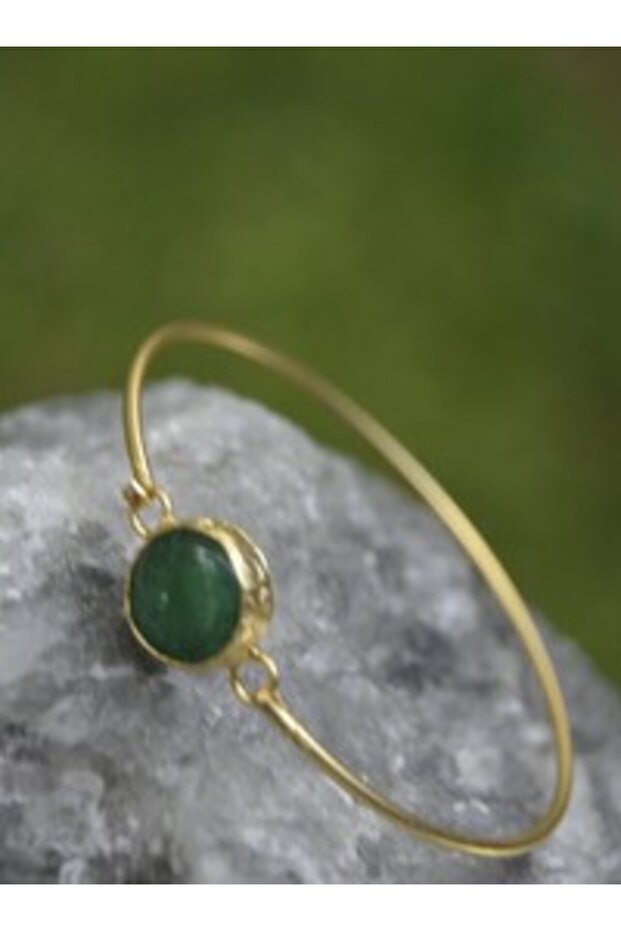 Jade Stone Bracelet - Green -