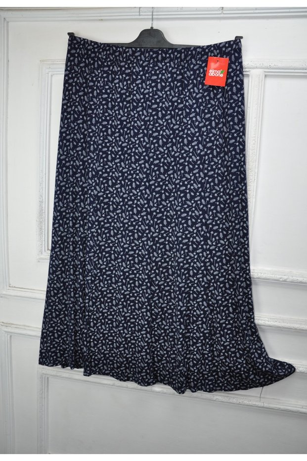 Plus Size Pigment1 Combed Cotton Elasticated Maternity Skirt