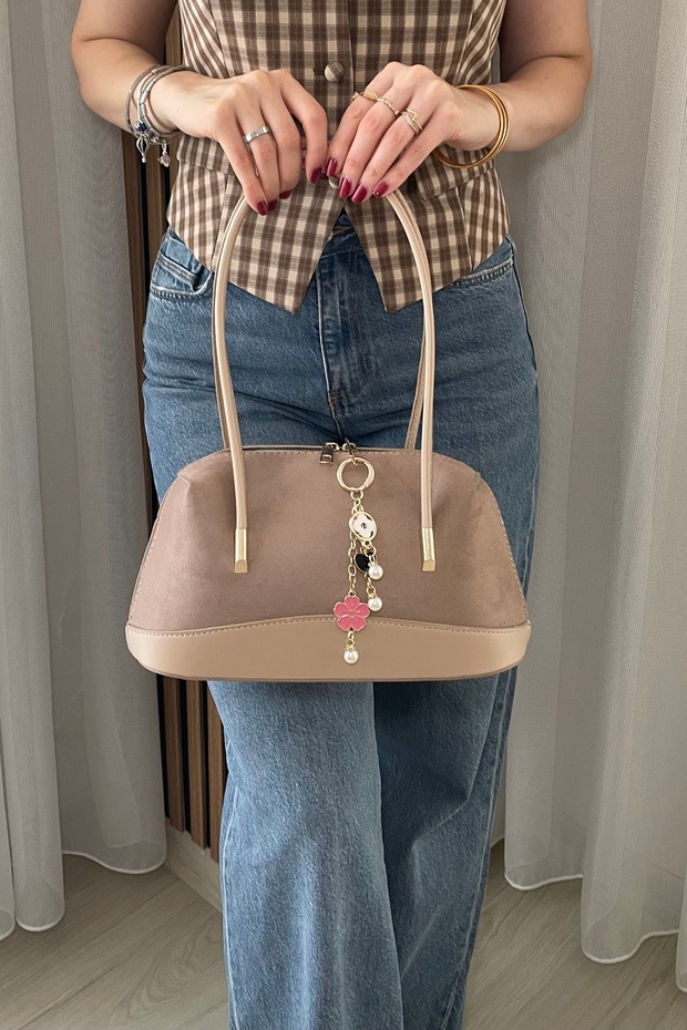 Women's Mink Shoulder Bag - with Charm Gift