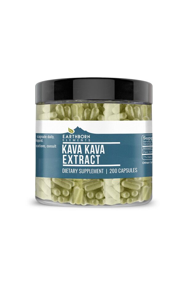 Kava Kava Extract, 200 Capsules, Pure & Undiluted, No Additives
