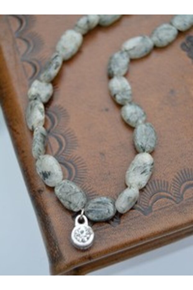 Alacataş Necklace - Gray -