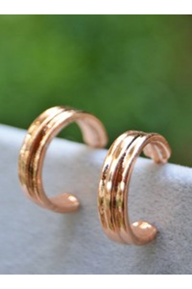 Ring Earrings - Gold Color -
