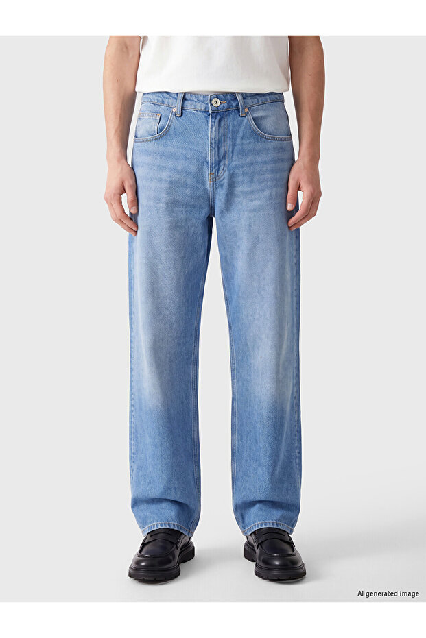 710 Loose Fit Men's Jean Pants with Nevavm Difference