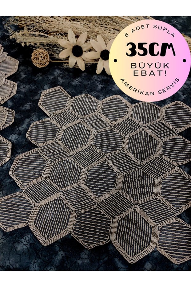Supla, Coffee American Service Set, 6 Supla, 6 Pieces of Supla, 6 Plate Coasters
