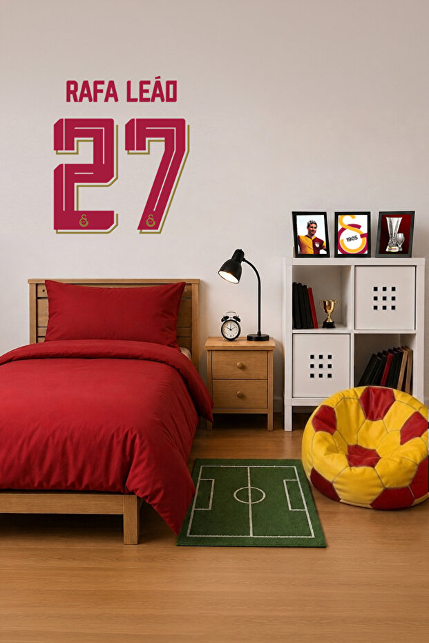 Wall Sticker Rafael Leão Number 27 (45cm) - Licensed Original