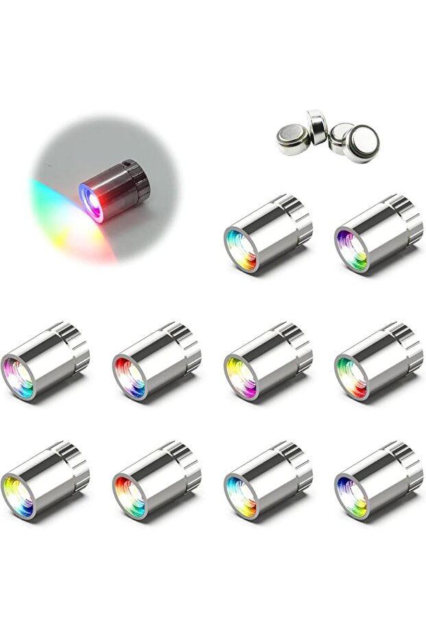 10 قطع من أضواء LED اللاسلكية المصغرة للوحات الفنية، كشافات صغيرة تعمل بالبطارية