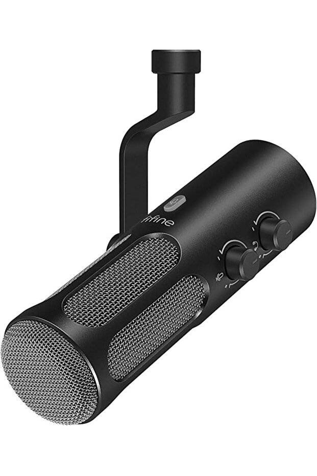 ميكروفون AmpliTank Tank3 XLR/USB ديناميكي للبث المباشر والبودكاست