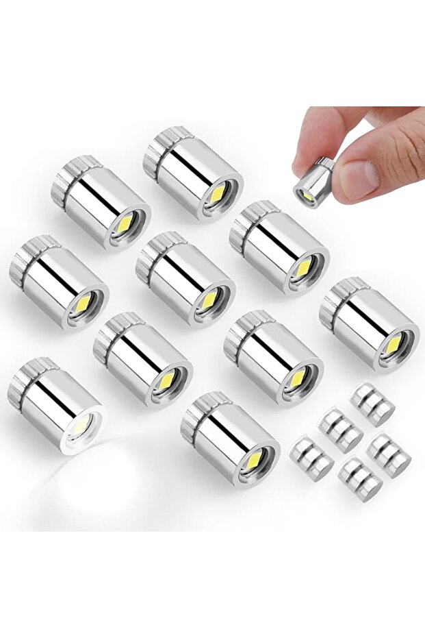 10 قطع من مصابيح LED الصغيرة، تعمل بالبطارية، أضواء LED صغيرة جدًا لبيوت الدمى، مصابيح مصغرة