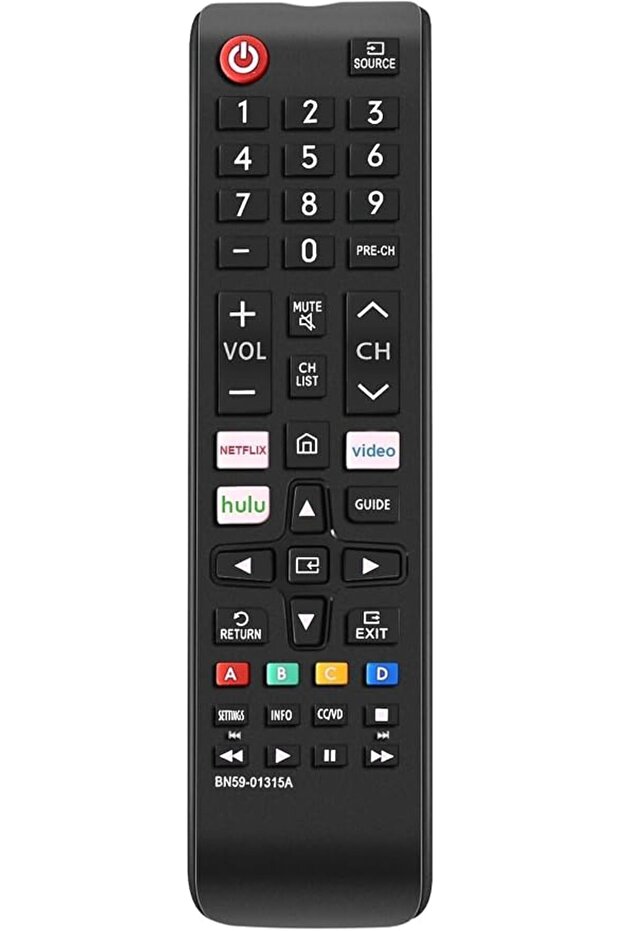 جهاز تحكم عن بعد عالمي متوافق مع جميع تلفزيونات سامسونج LCD LED HDTV 3D الذكية، موديل BN59-01315A
