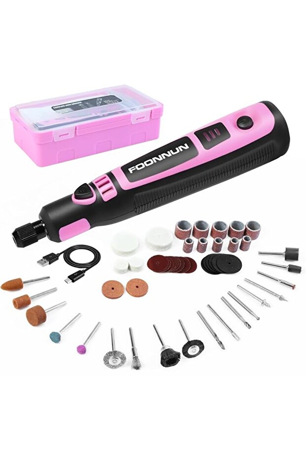 Rotary Tool Kit, Mini Cordless Rotary Tool Set, Cordless DIY Electric Sanding Tool, 3 Speed Variable