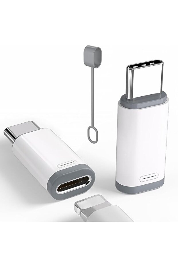 محول لايتنينج إلى USB-C (عبوة من قطعتين) لهواتف آيفون 15/16/16 برو ماكس/بلس، وسامسونج S24، يدعم الشحن والنقل