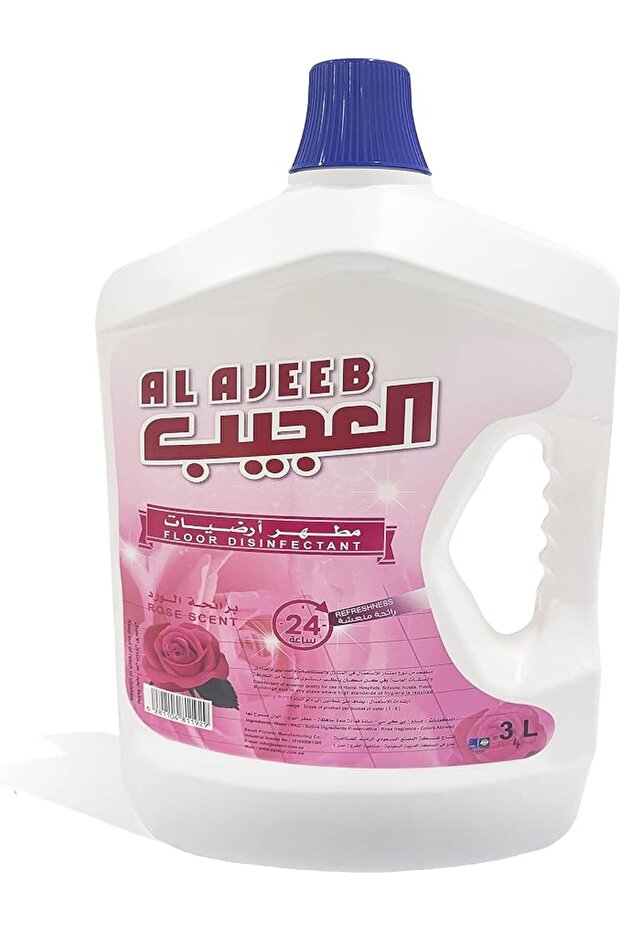 مطهر للأرضيات 3 لتر برائحة الورد