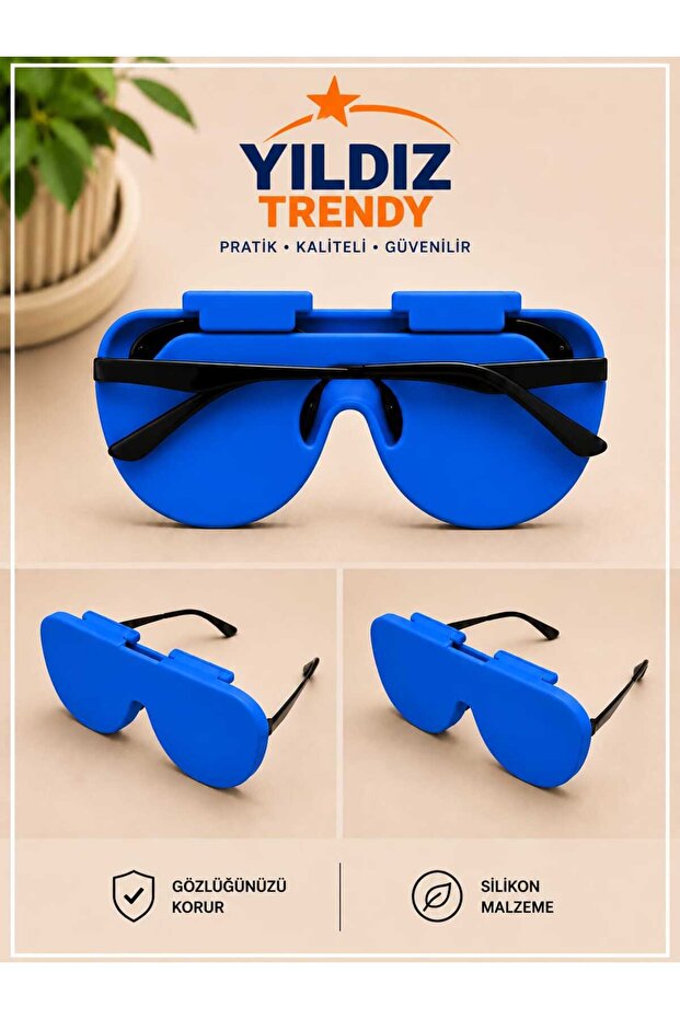 Silicone Eyeglass Case - Glasses Container Scratch-Resistant Protective Flexible Case