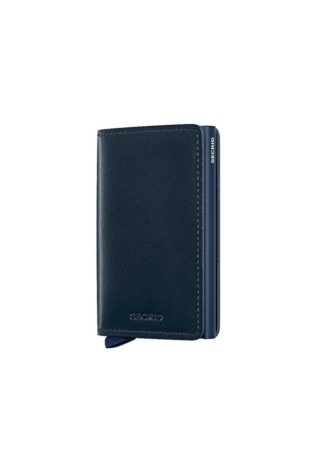 Slimwallet Original Card Holder Wallet, Navy Blue