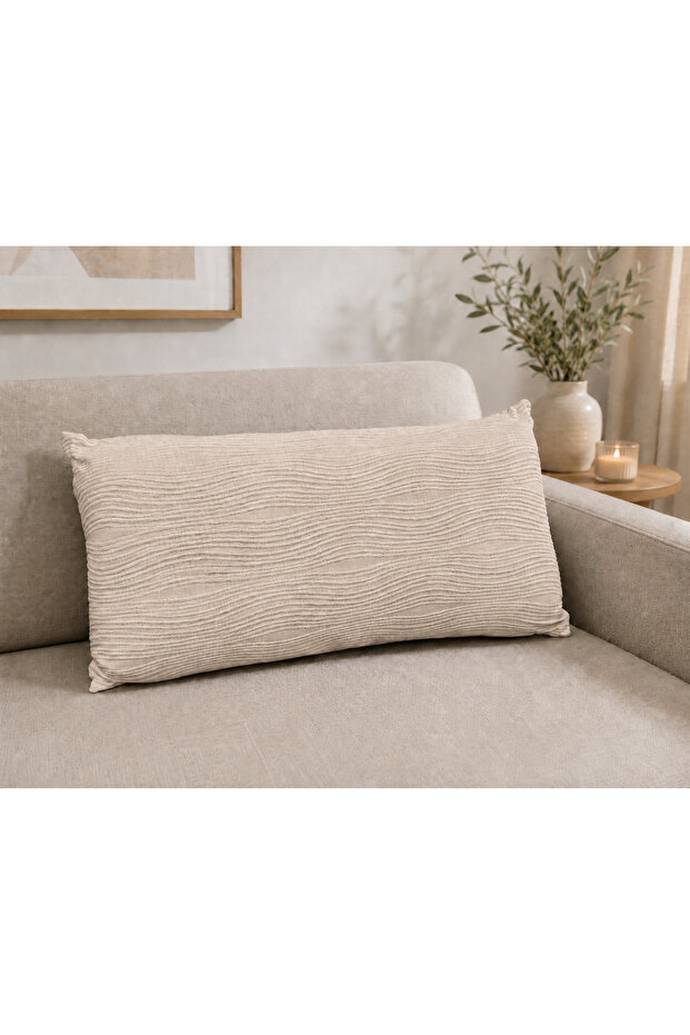 Throw Pillow Cover Back Cushion Cover Flexible Fabric– 45X90Cm
