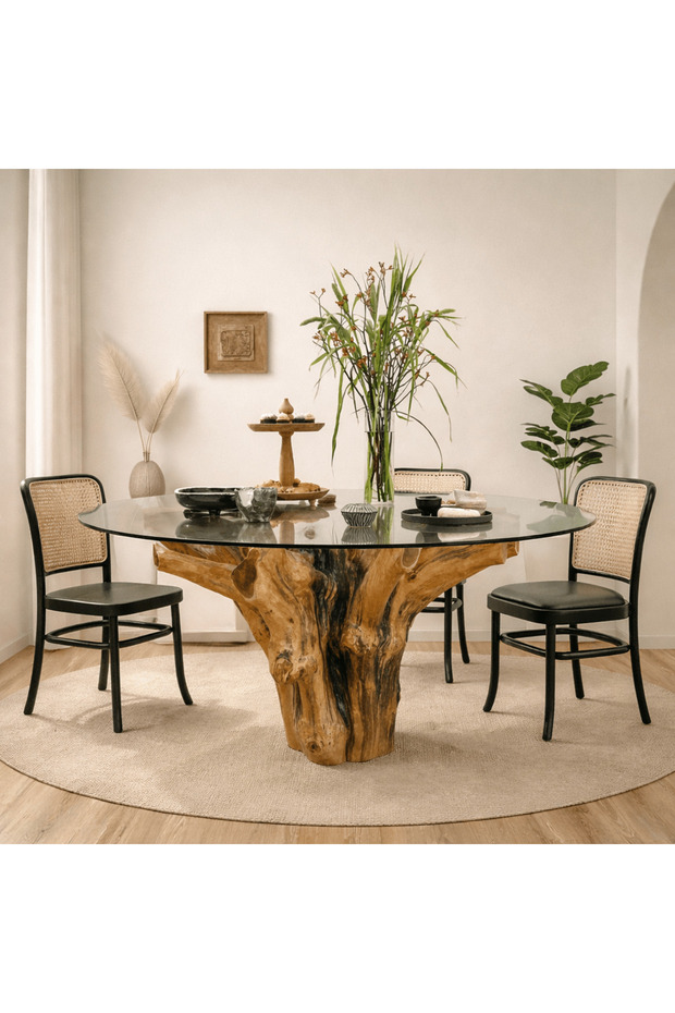 JAVA TEAK ROOT DINING TABLE