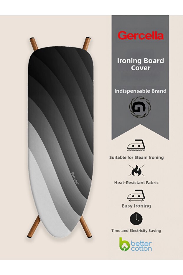 (Gifted) Harmony Pro Battal Size (XXL Size) (60X162 cm) Ironing Board Cover