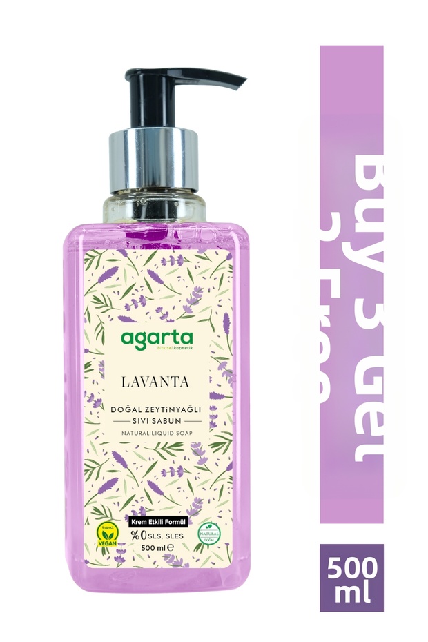 Natural 500 ml Lavender Liquid Soap