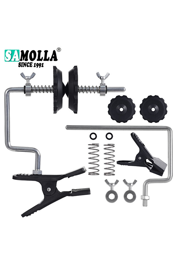 a set Portable Fishing Line Winder Spooler Machine Spinning Baitcasting Reel Spooling System Fishing