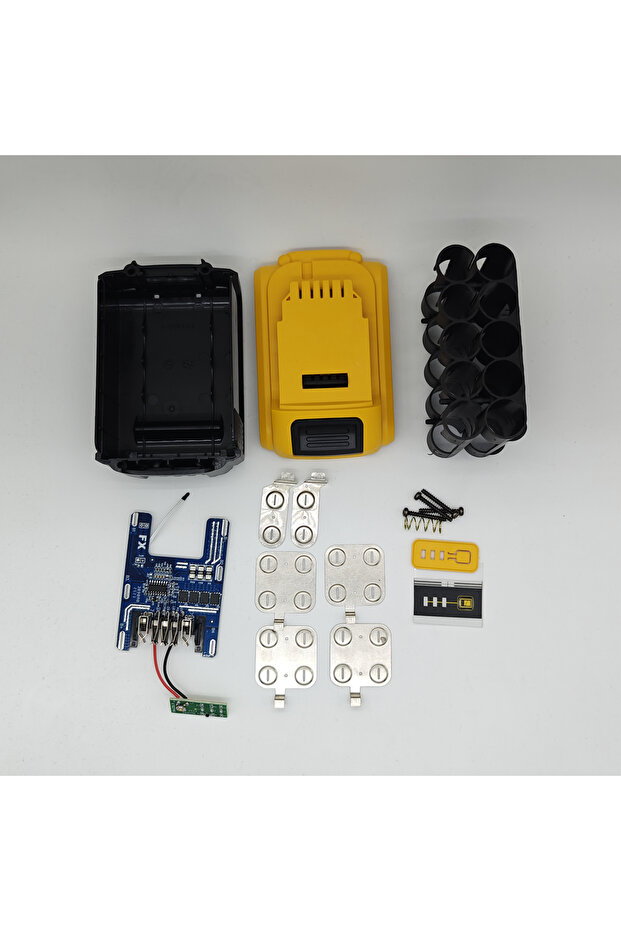 10 Batteries 10 X 18650 Lithium-Ion Battery Box Charging Protection Circuit Board with Bms and Tempe
